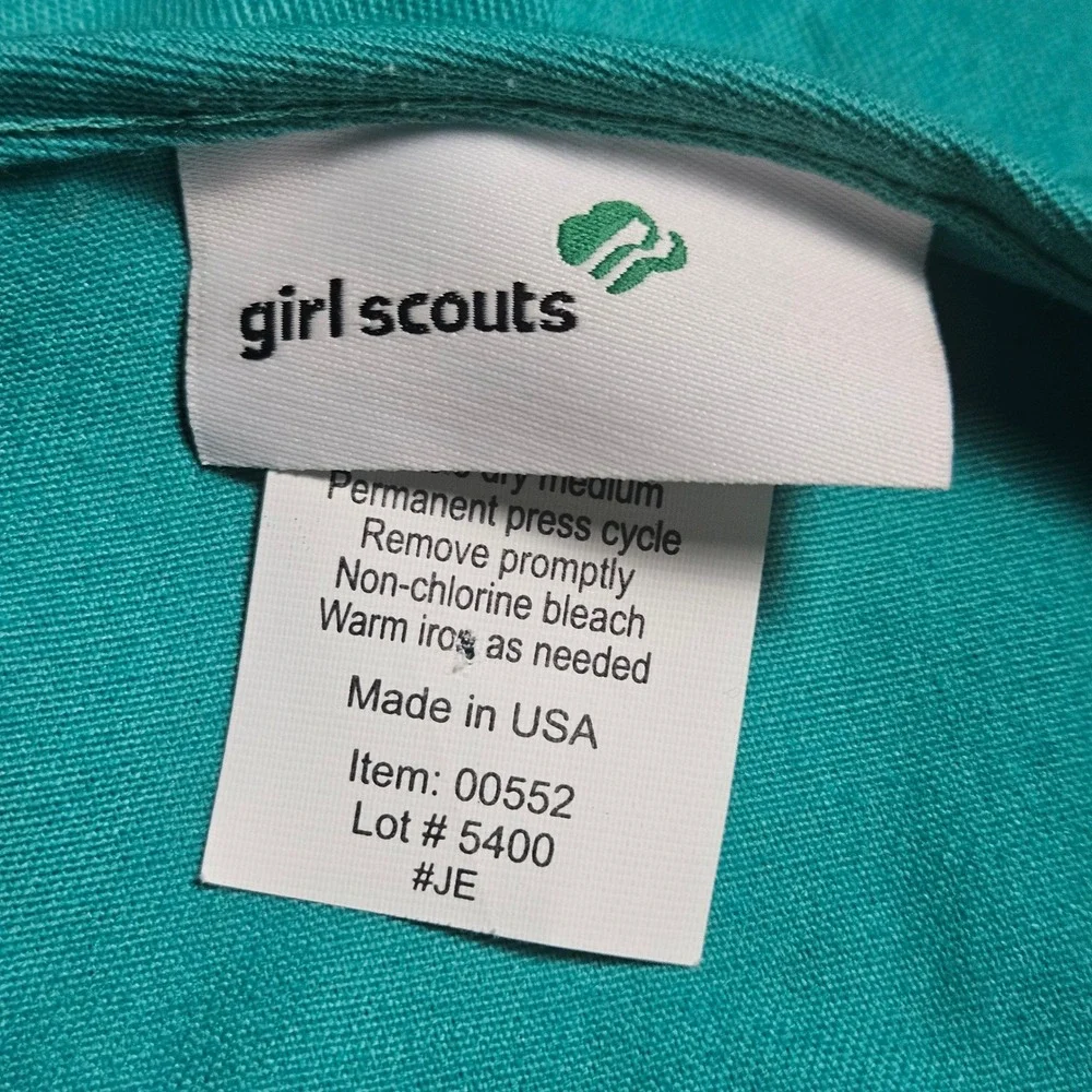 Girl‎ Scouts USA San Jacinto Council Official Uniform Vest Patches Pins Green